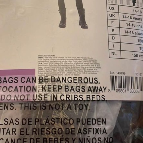 BRAND NEW youth girl archer hunter huntress halloween costume XL 14-16 - Picture 5 of 7